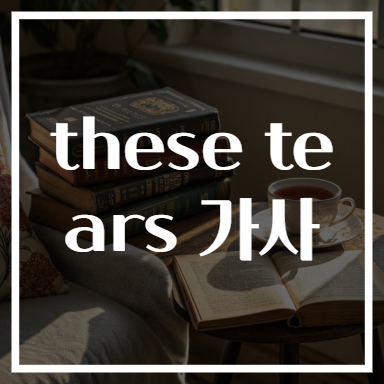 these tears 가사