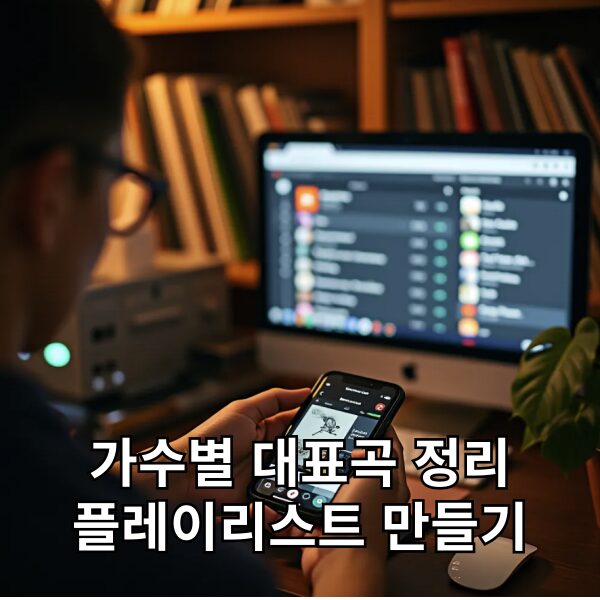가수별 대표곡 정리 플레이리스트 만들기