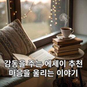 감동을 주는 에세이 추천 마음을 울리는 이야기