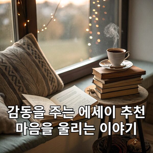 감동을 주는 에세이 추천 마음을 울리는 이야기