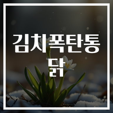 김치폭탄통닭