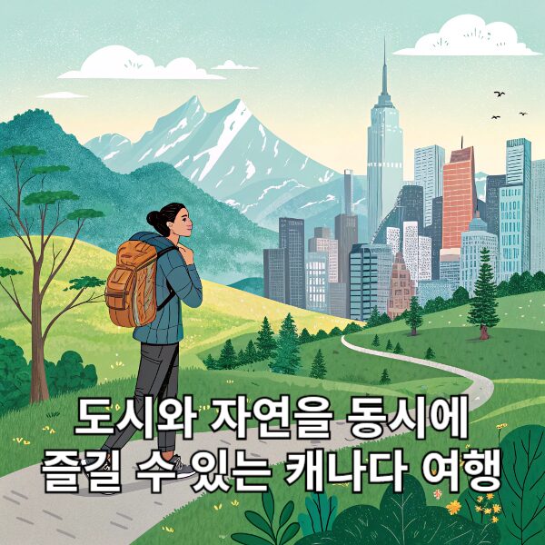 도시와 자연을 동시에 즐길 수 있는 캐나다 여행