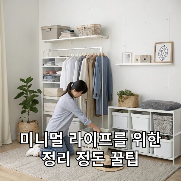 미니멀 라이프를 위한 정리 정돈 꿀팁