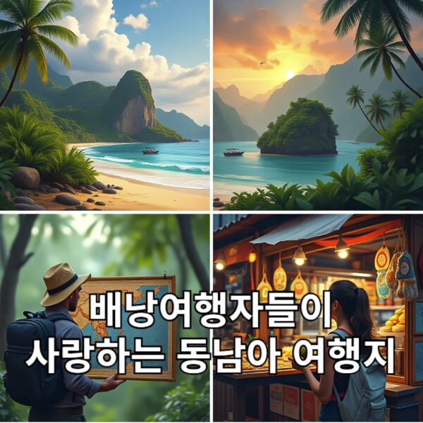 배낭여행자들이 사랑하는 동남아 여행지
