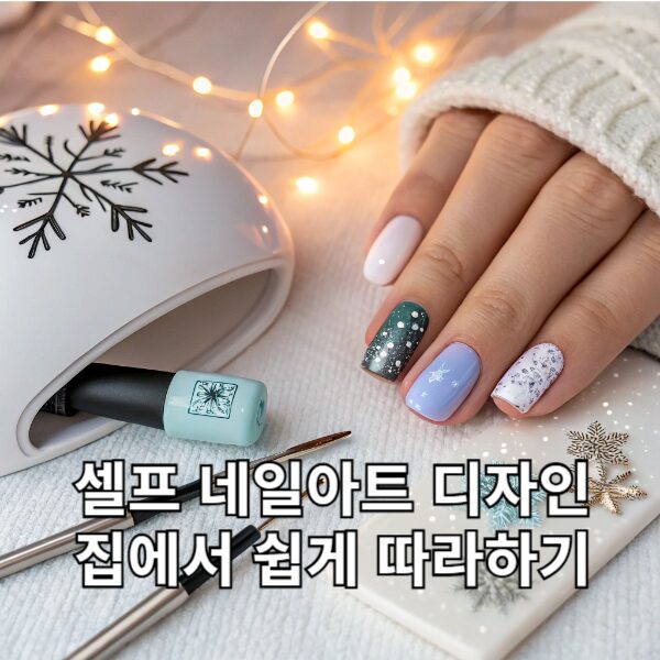 셀프 네일아트 디자인 집에서 쉽게 따라하기