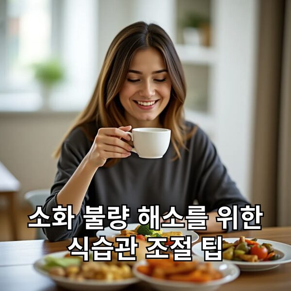 소화 불량 해소를 위한 식습관 조절 팁