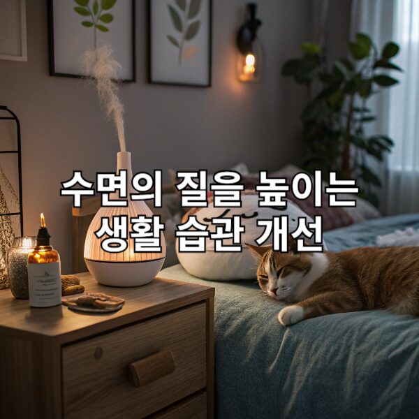 수면의 질을 높이는 생활 습관 개선