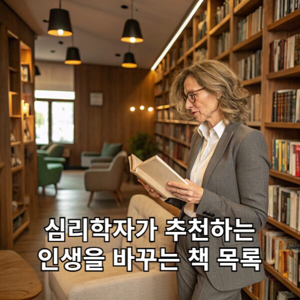 심리학자가 추천하는 인생을 바꾸는 책 목록