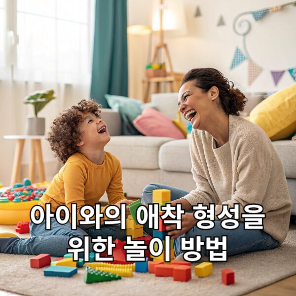 아이와의 애착 형성을 위한 놀이 방법