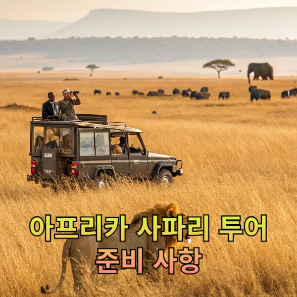 아프리카 사파리 투어 준비 사항