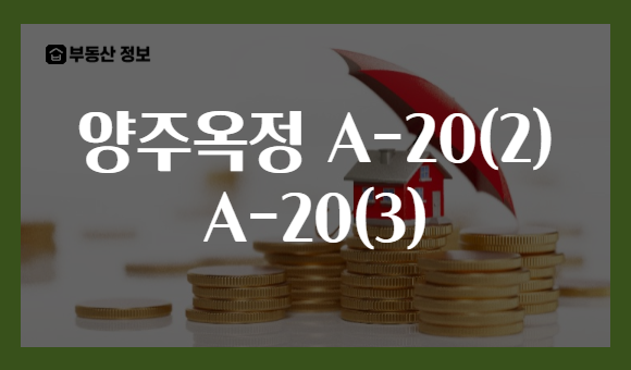 양주옥정 A-20(2) A-20(3)