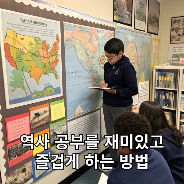역사 공부를 재미있고 즐겁게 하는 방법