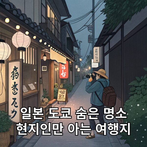 일본 도쿄 숨은 명소 현지인만 아는 여행지