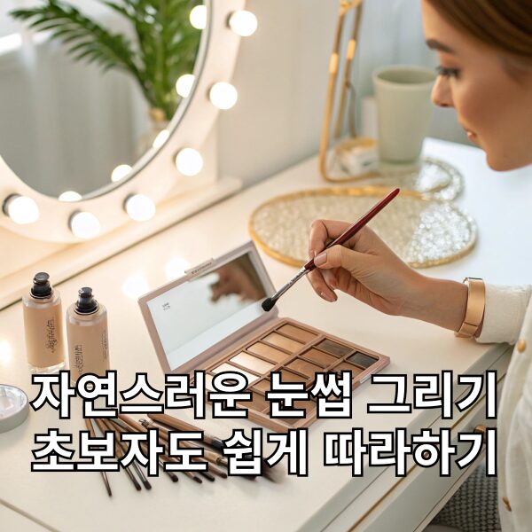 자연스러운 눈썹 그리기 초보자도 쉽게 따라하기