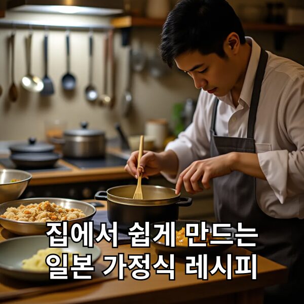 집에서 쉽게 만드는 일본 가정식 레시피