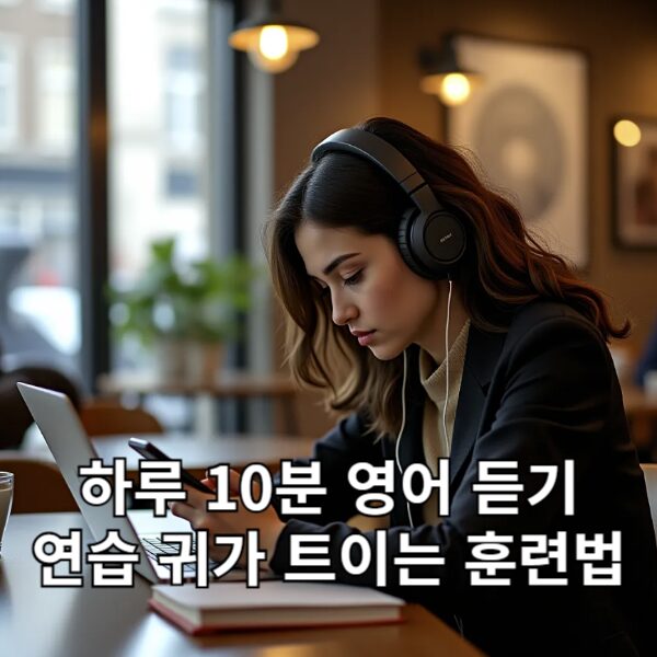 하루 10분 영어 듣기 연습 귀가 트이는 훈련법