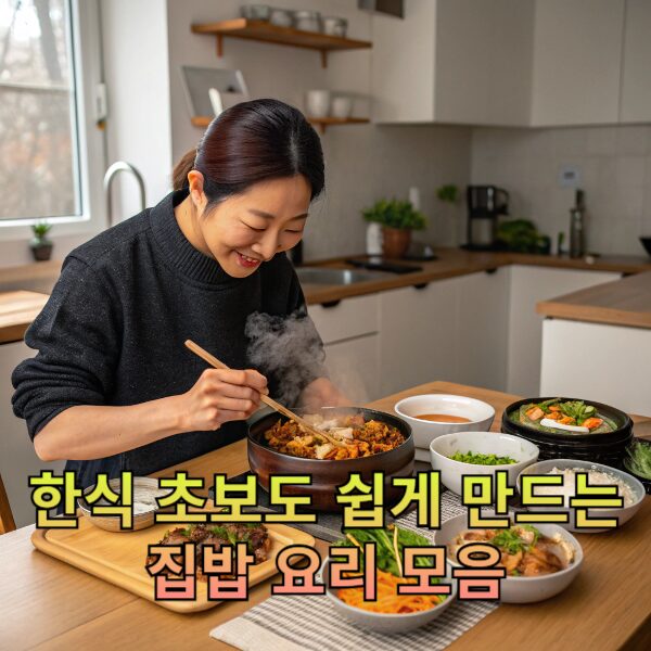 한식 초보도 쉽게 만드는 집밥 요리 모음