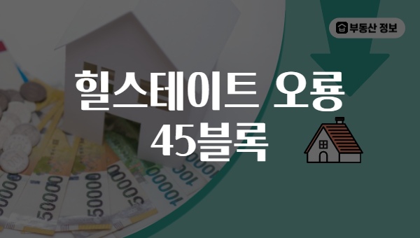 힐스테이트 오룡 45블록