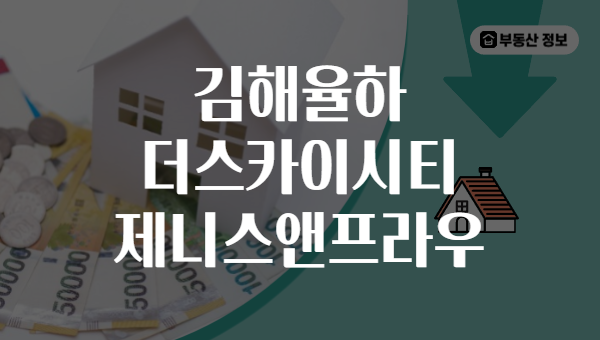 김해율하 더스카이시티 제니스앤프라우