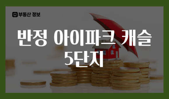 반정 아이파크 캐슬 5단지