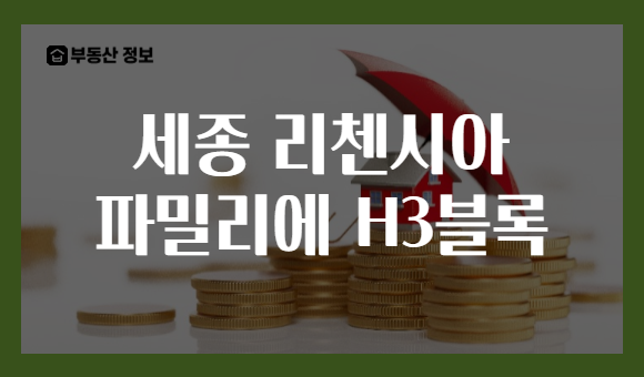 세종 리첸시아 파밀리에 H3블록