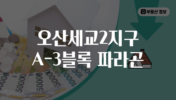 오산세교2지구 A-3블록 파라곤