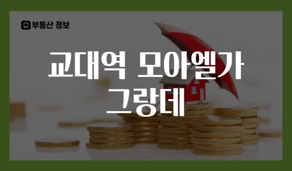 교대역 모아엘가 그랑데