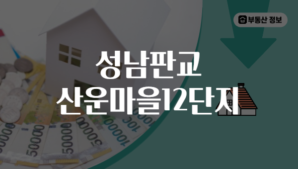 성남판교 산운마을12단지
