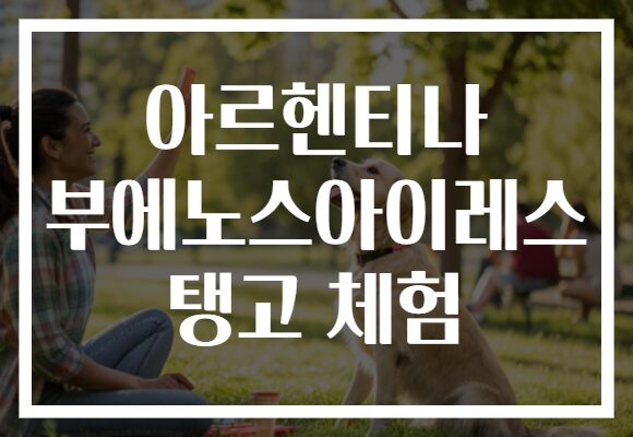 아르헨티나 부에노스아이레스 탱고 체험