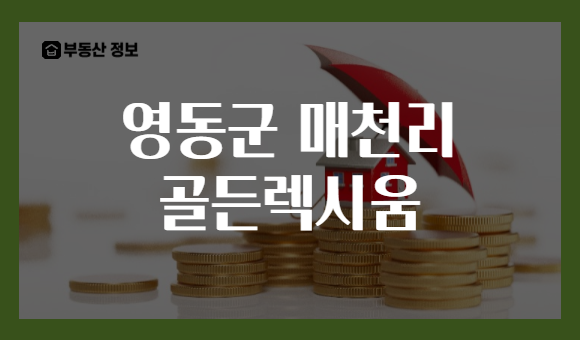 영동군 매천리 골든렉시움