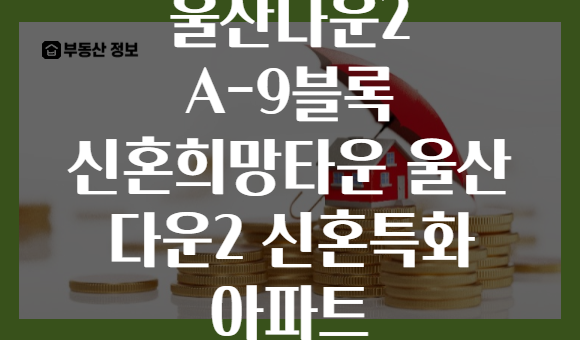 울산다운2 A-9블록 신혼희망타운 울산 다운2 신혼특화 아파트