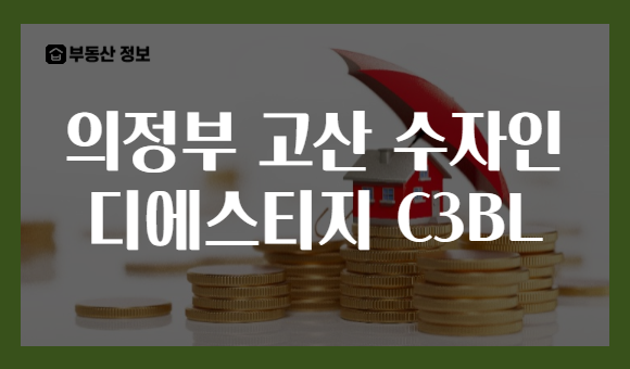 의정부 고산 수자인 디에스티지 C3BL