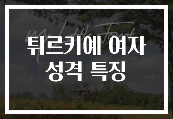 튀르키예 여자 성격 특징