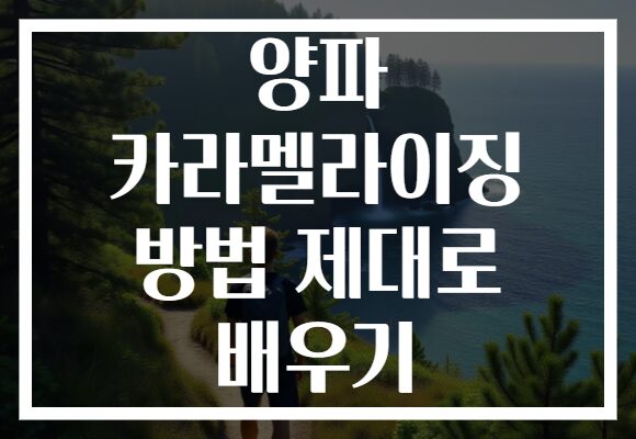 양파 카라멜라이징 방법 제대로 배우기