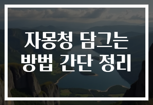 자몽청 담그는 방법 간단 정리