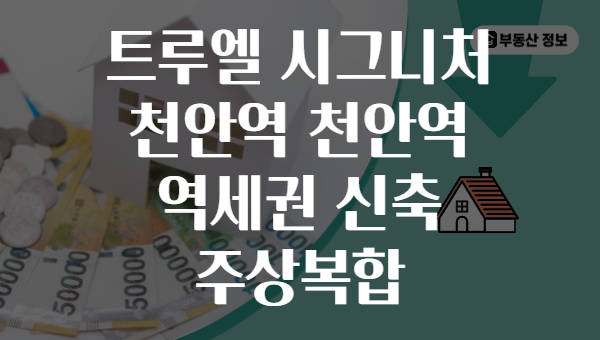 트루엘 시그니처 천안역 천안역 역세권 신축 주상복합