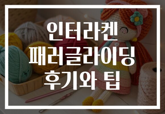 인터라켄 패러글라이딩 후기와 팁