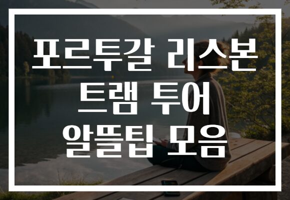 포르투갈 리스본 트램 투어 알뜰팁 모음