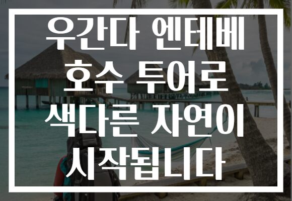 우간다 엔테베 호수 투어로 색다른 자연이 시작됩니다