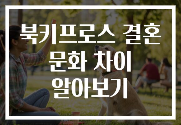 북키프로스 결혼 문화 차이 알아보기