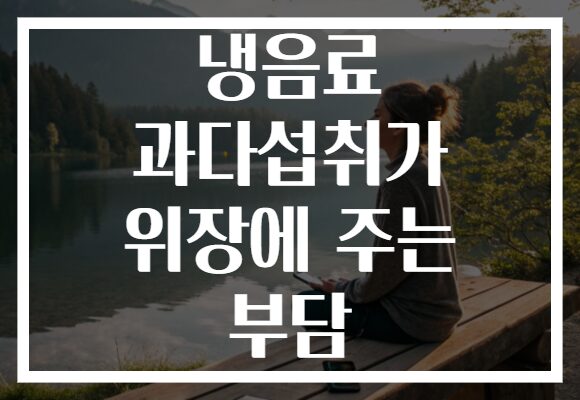 냉음료 과다섭취가 위장에 주는 부담
