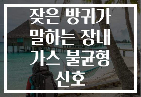 잦은 방귀가 말하는 장내 가스 불균형 신호