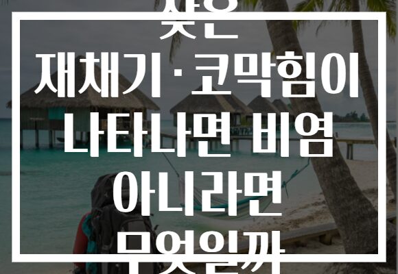 잦은 재채기·코막힘이 나타나면 비염 아니라면 무엇일까