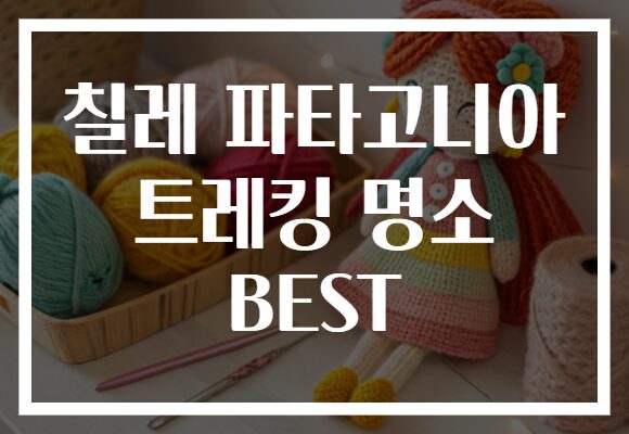 칠레 파타고니아 트레킹 명소 BEST