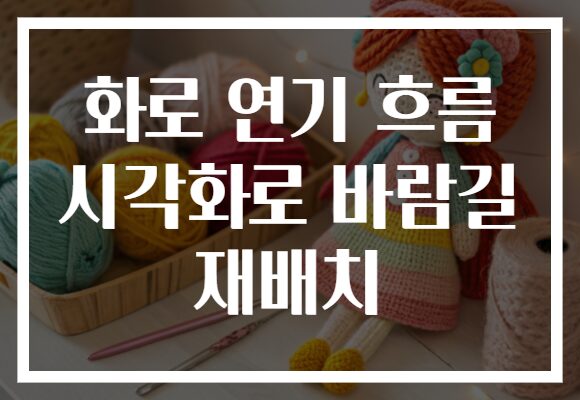 화로 연기 흐름 시각화로 바람길 재배치