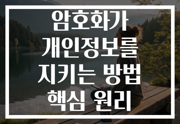 암호화가 개인정보를 지키는 방법 핵심 원리