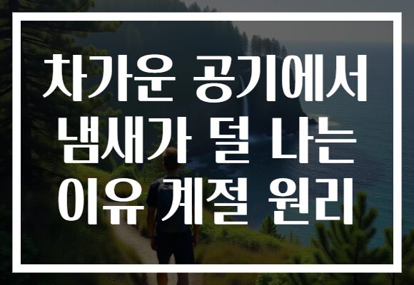 차가운 공기에서 냄새가 덜 나는 이유 계절 원리