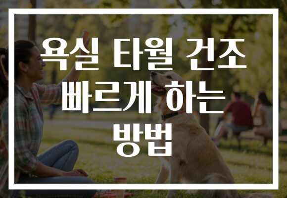 욕실 타월 건조 빠르게 하는 방법