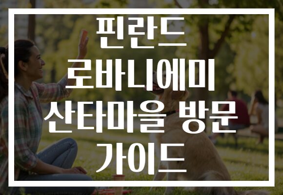 핀란드 로바니에미 산타마을 방문 가이드