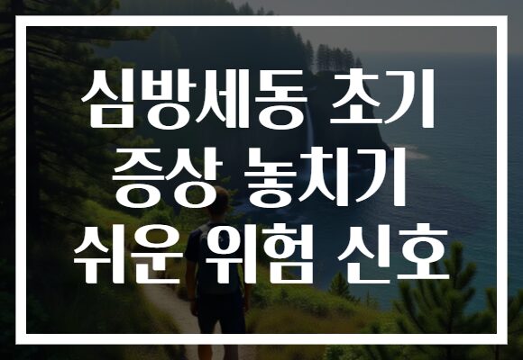 심방세동 초기 증상 놓치기 쉬운 위험 신호